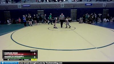 105 lbs Round 3 - Charlee Noah, North Country Wrestling Club vs Maddelyn Modawell, Mountain View High School