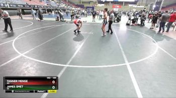 149 lbs Champ. Round 1 - James Smet, WI vs Tanner Menge, ND