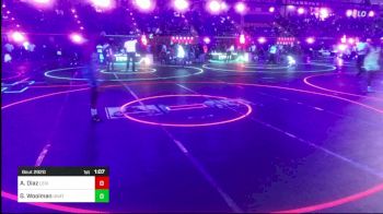 165 lbs Round Of 32 - Allen Diaz, Lexington vs Grayson Woolman, Unattached