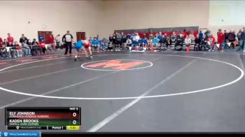 145 lbs Champ. Round 1 - Ely Johnson, Kerkhoven-Murdock-Sunburg vs Kaden Brooks, Sartell-Saint Stephen