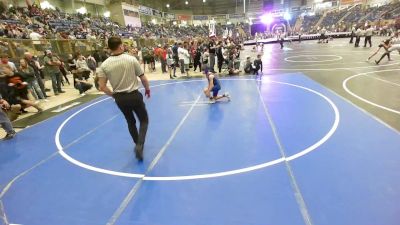 95 lbs Consi Of 16 #1 - Jonovan Gutierrez, Ortega Middle School vs Gavin Stow, Victory Wrestling Club