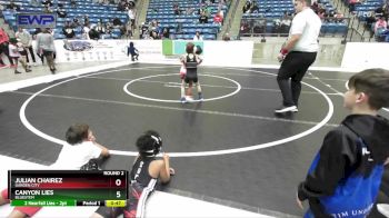 46 lbs Round 2 - Julian Chairez, Garden City vs Canyon Lies, Bluestem