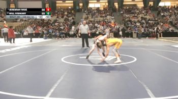 132-2A/1A Cons. Round 2 - Will Stewart, Huntingtown vs Jeremiah Wise, Paul Laurence Dunbar