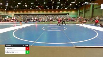 170 lbs Round Of 32 - Alex Wilson, Yukon vs Garytt Ostrander, Spanish Springs