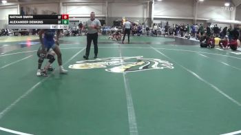 125 lbs Semifinal - Nathan Smith, University Of Indianapolis vs Alexander Denkins, Unattached