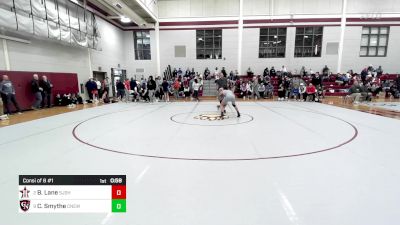 132 lbs Consi Of 8 #1 - Braden Lane, St. John's School vs Cooper Smythe, Cardinal Newman