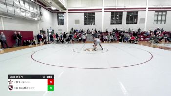 132 lbs Consi Of 8 #1 - Braden Lane, St. John's School vs Cooper Smythe, Cardinal Newman