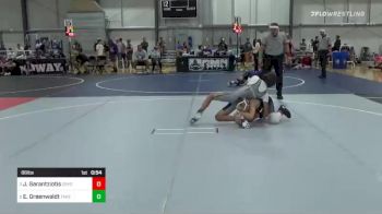 86 lbs Consi Of 8 #2 - Jonathon Garantziotis, Crystal Lake Wizards vs Elijah Greenwaldt, Takedown