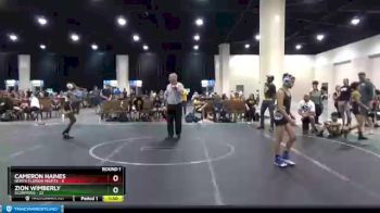 92 lbs Round 1 (6 Team) - Cameron Haines, North Florida Misfits vs Zion Wimberly, Scorpions