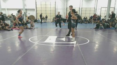 95 lbs Final - Sarai Launit, Mat Demon Girls Black - GK12E vs Mia Pardo, NC Gold - GK12E
