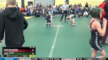 60 lbs Cons. Round 2 - Kael Schut, MN Elite vs Liam Tollefson, No Nonsense Wrestling