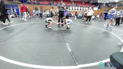 55 lbs Semifinal - Axel Gibson, Team Guthrie Wrestling vs Breckon Milburn, Powerhouse Wrestling Club