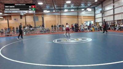 165 lbs Round 2 (6 Team) - John Rudebaugh, Eastern Oregon University (OR) vs Trey Smith, North Idaho College