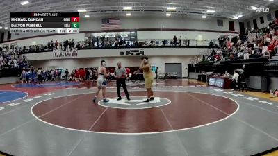 285 lbs Semis & 3rd Wb (16 Team) - Dalton Russell, Gordon Lee vs MICHAEL DUNCAN, Commerce Hs