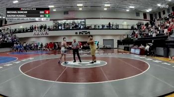 285 lbs Semis & 3rd Wb (16 Team) - Dalton Russell, Gordon Lee vs MICHAEL DUNCAN, Commerce Hs