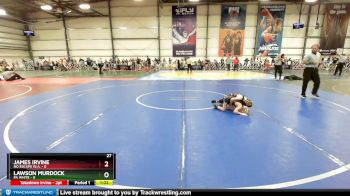 48 lbs Rd# 6- 9:00am Saturday Final Pool - James Irvine, No Escape W.A. vs Lawson Murdock, PA White