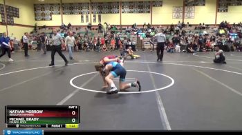 96-100 lbs Round 1 - Nathan Morrow, Henlopen Hammers vs Michael Brady, Council Rock