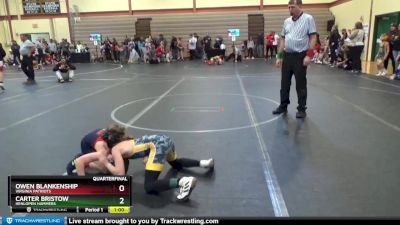 64 lbs Quarterfinal - Carter Bristow, Henlopen Hammers vs Owen Blankenship, Virginia Patriots