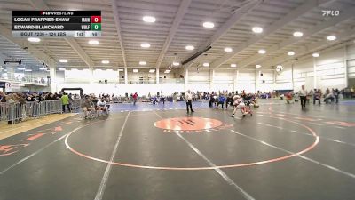 124 lbs Consi Of 16 #1 - Logan Frappier-Shaw, Maine Hammahs vs Edward Blanchard, Wolfgang Wrestling Academy