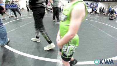 49 lbs Consi Of 8 #1 - Grant Baskin, Blanchard Youth Wrestling vs Bennett Roberson, Blaine County Grapplers