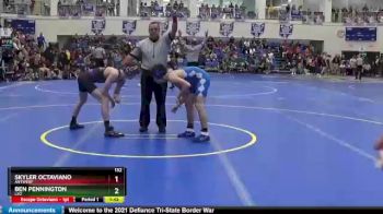 132 lbs Champ. Round 2 - Skyler Octaviano, ANTWERP vs Ben Pennington, Leo