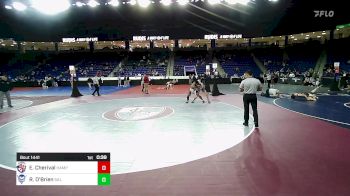 150 lbs Consi Of 16 #1 - Ezekiel Cherival, Hampden Charter East vs Reilly O'Brien, Salem, NH