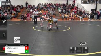 184 lbs Champ. Round 2 - Andrew Williamson, Trine University vs Porter Keevers, Unattached - Indianapolis