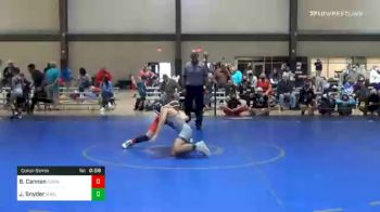 84 lbs Consolation - Bryce Cannon, Social Circle USA Takedown vs Jax Snyder, Woodstock Wrestling Club