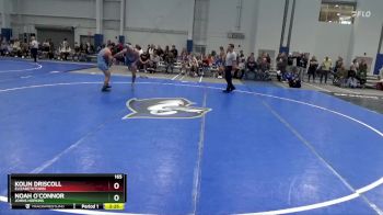 165 lbs Cons. Round 3 - Noah O`Connor, Johns Hopkins vs Kolin Driscoll, Elizabethtown