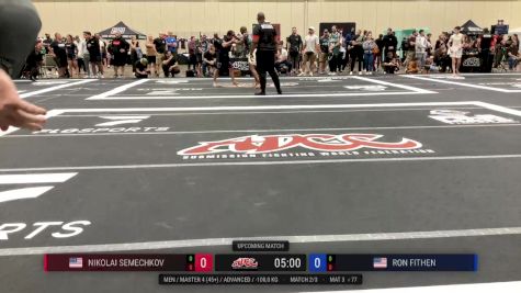 Nikolai Semechkov vs Ron Fithen 2025 ADCC Orlando Open/Youth Trials