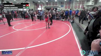 52-57 lbs Semifinal - Oakley Waitkus, Team Tulsa Wrestling Club vs Nevalee Petty, Skiatook Youth Wrestling