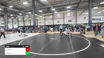 74 lbs Consi Of 4 - Landon Caro, Team Aggression vs Burl Dull, Cats Wrestling Club