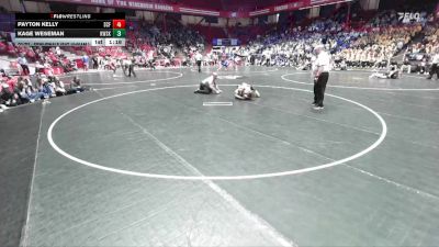 157 lbs D2/d3 - Semi-finals (sat 10:00am.) - Kage Weseman, Kewaskum vs Payton Kelly, Saint Croix Falls