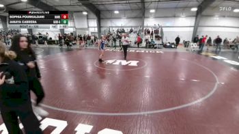 120 lbs Champ. Round 1 - Sophia Pourkaldani, Rawlins vs Janaya Cabrera, Gering