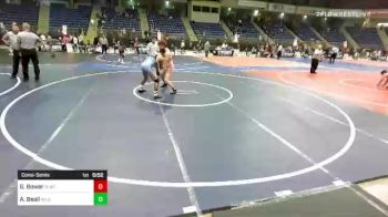 137 lbs Consolation - Griffin Bower, Blackfox Academy vs Antonio Beall, Mile High WC