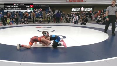 62 lbs Quarters - Duke Bittinger, Michigan Revolution Wrestling Club vs Mattix Leombruni, Dakota Wrestling Club
