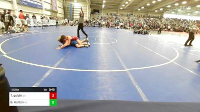 132 lbs Consi Of 32 #1 - Tyler Goldin, GA vs Gunner Horton, NC