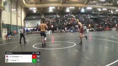 197 lbs Prelims - Diego Gallegos, Northern State vs Jordan Davis, Fort Hays