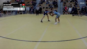 141 lbs Champ. Round 1 - Peyton Parn, Saint Cloud State vs Davis Bramman, Iowa Central Community College