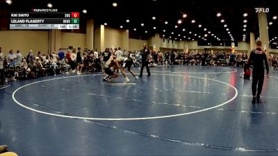 132 lbs Round 4 (6 Team) - Kai Saito, Spartan WC vs Leland Flagerty, VSUS Athletics RTC