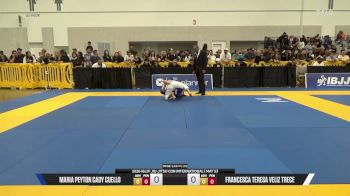 Francesca Teresa Veliz Trece vs Maria Peyton Cady Cuello 2026 IBJJF Jiu-Jitsu CON International