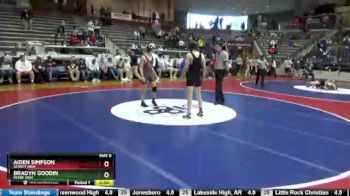 5A 138 Champ. Round 1 - Bradyn Goodin, Beebe High vs Aiden Simpson, Searcy High
