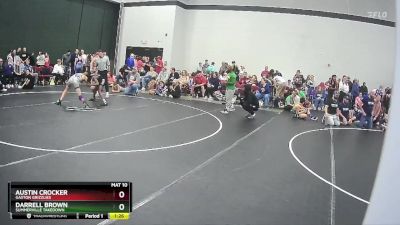 101/108 Round 2 - Austin Crocker, Gaston Grizzlies vs Darrell Brown, Summerville Takedown