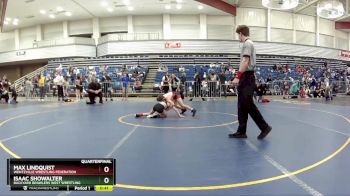 77 lbs Quarterfinal - Isaac Showalter, Backyard Brawlers West Wrestling vs Max Lindquist, Wentzville Wrestling Federation