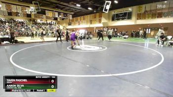132 lbs Champ. Round 1 - Aaron Silva, Corona Del Mar vs Taven Paschel, Ukiah