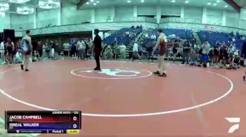 120 lbs Semifinal - Jacob Campbell, MI vs Isreal Walker, NY