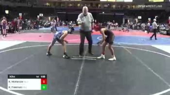 90 lbs 5th Place - Kezra McKenzie, Gold Rush vs Kawika Freeman, Colts WC - SV