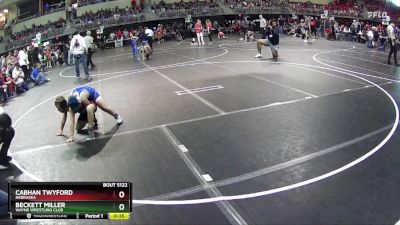 85 lbs Cons. Round 2 - Beckett Miller, Wayne Wrestling Club vs Cabhan Twyford, Nebraska