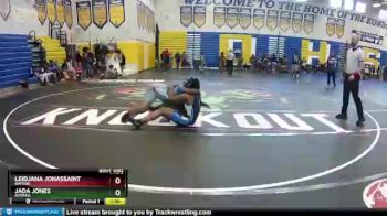 190 lbs Quarterfinal - Jada Jones, Apopka vs Leidjana Jonassaint, Bayside