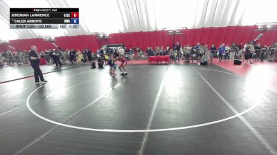 132 lbs Quarters - Jeremiah Lawrence, Beat The Streets Chicago vs Caleb Arroyo, Moen Wrestling Academy